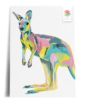 kangaroo print