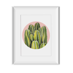 torch cactus print