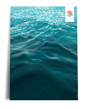 waves print
