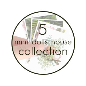mini dolls house collection print